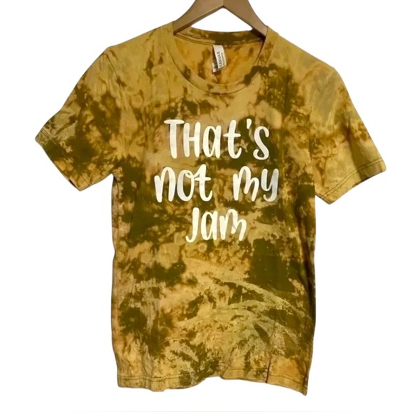 Tie Dye T Shirt Women’s Small That’s Not My Jam Cotton Hippie Grunge Goth Skater - Picture 4 of 12